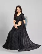 Net Floral Saree for Women 