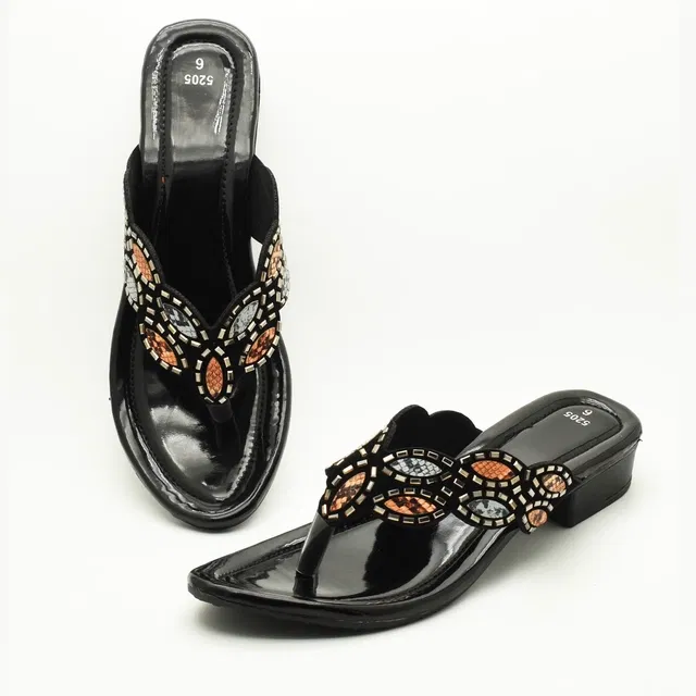 Heels for Women (Black, 6)