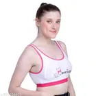 Polycotton Sports Bra for Women 