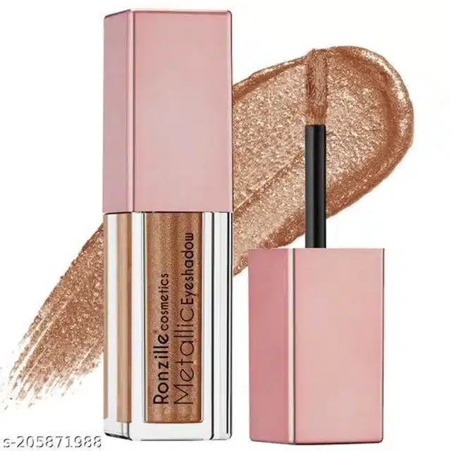 Ronzille Metallic Eye Shadow (Rosegold, 5 ml)