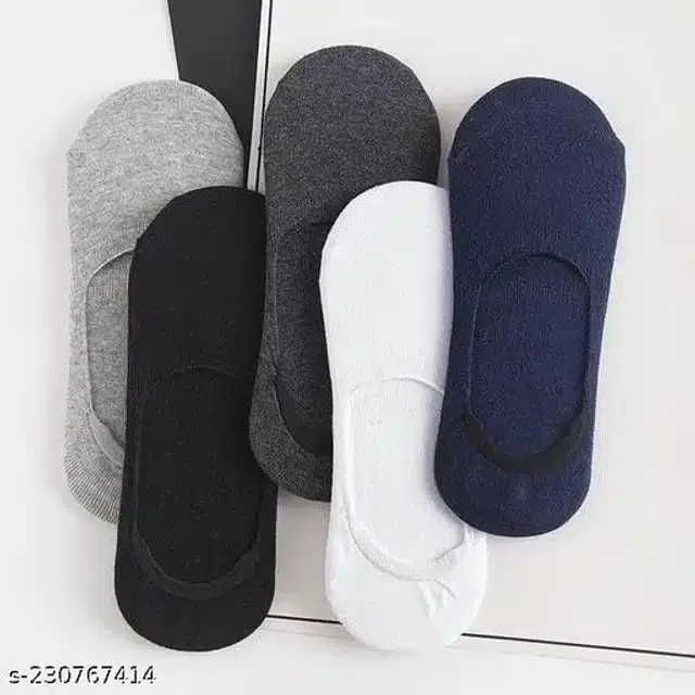 Cotton Socks for Men (Multicolor, Set of 5)