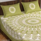 Cotton Double Bedsheet with 2 Pillow Cover 