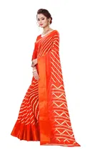 Cotton Linen Printed Saree for Women 