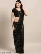 Georgette Printed Saree for Women 