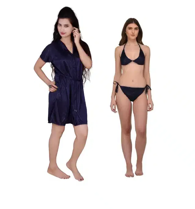 Babydolls for Women (Navy Blue, Set of 1)