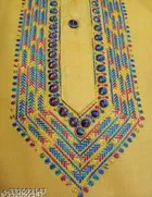 Cotton Embroidered Kurta with Pyjama for Men 