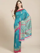 Mysore Silk Printed Saree for Women 