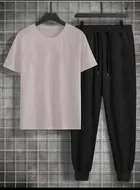 Polyester Solid Tracksuit for Men 