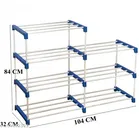 Metal 7 Layer Collapsible Multipurpose Rack 