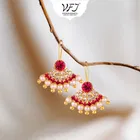 Brass Pearl Ear Cuffs for Women 