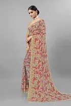 Georgette Printed Saree for Women 