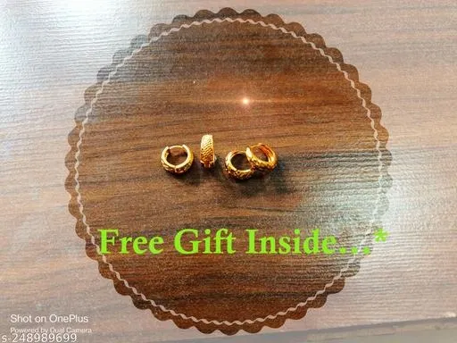 Huggie Earrings for Women (Gold)