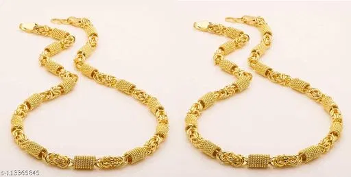 Gold Brass Chain for Men