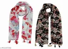 Poly Chiffon Printed Scarves for Women 