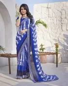 Georgette Printed Saree for Women 