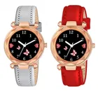 Designer Leather Analog Watch for Women & Girls 