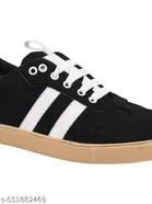 Striped Synthetic Ballerinas for Girls 