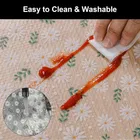 White Lily PVC Kitchen Cabinet Shelf Mat Kitchen Mat EVA Food Grade Multipurpose Washable Anti Slip Mat/Sheet for Fridge, Shelf Liner, Table, Kitchen Drawer mat 
