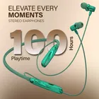 Aroma NB119 Zebra Bluetooth Neckband - 100H [Chrome Green]