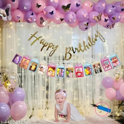 76 Pcs Balloons Decoration Kit, Multicolour, Set of 1