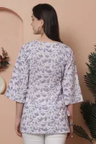 Cotton Printed Top for Women 