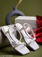 Shoetopia Girls Flat Sandals Size 6.0 White