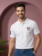 Embroidered Polo T-shirt for Men 