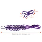 Multicolor Cloth Rope for Cloth Drying Rope with Hooks Rope for Drying Clothes Hanging Rope with 12 Clips