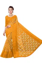 New Fancy Cotton Linen Festive Sarees 