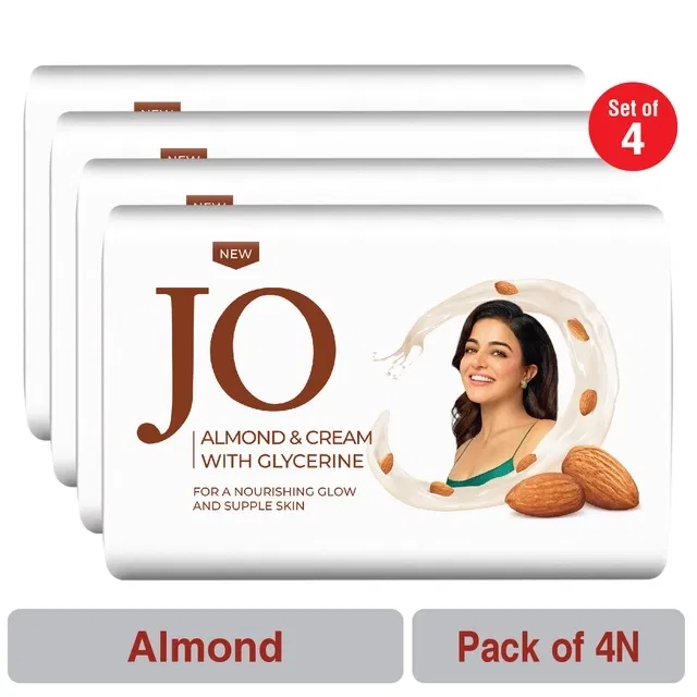 Jo Almond & Cream Soap 4X150 g (Pack of 4)