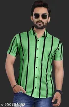 Lyrca Printed Shirt for Men 