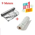 Aluminium Foil with Food Wrapping Butter Paper 
