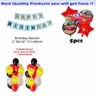 Mc Queen Car Theme Birthday Balloon Decoration Kit For Kids, Multicolor, Pack Of 41