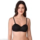 Cotton Blend Solid Padded Bra for Women 