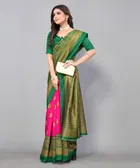 Women's Printed Saree with Blouse Piece 