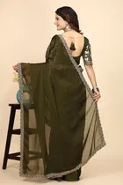 Chiffon Woven Design Saree for Women 