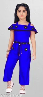 Rayon Printed Jumpsuit for Girls 