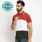 Colorblocked Polo T-Shirt for Men 