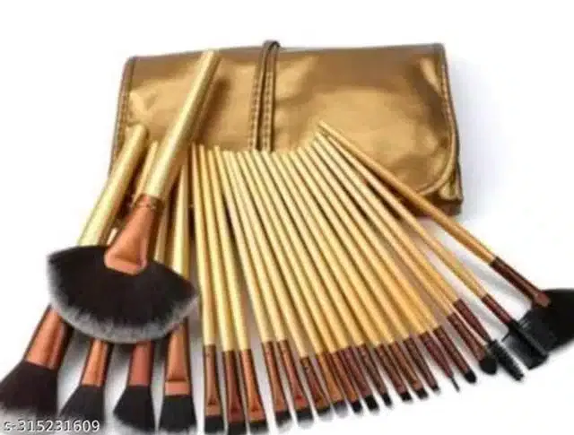 Premium Makeup Brushes (Multicolor, Set of 24)