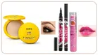 Combo of Compact Powder (27 g) with 2 Pcs Eyeliner, Lip Balm (Set of 3)