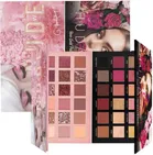 Huda Girl Beauty Nude Edition 18 Color Eyeshadow and Rose Gold Edition 18 Color Matte and Shiny Pigmented Beauty Eyeshadow Palette Combo Pack 20 g (Multicolor)