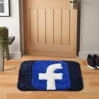 Microfiber Doormat, Blue 