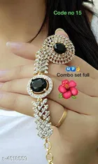 Alloy Bracelet with Ring for Women 