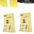 Oddy Re-Stick 2"x3" 200 Sheets Self Adhesive Repositionable Sticky Notes(100+100, Pack of 2)