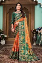 Silk Printed Saree for Women 