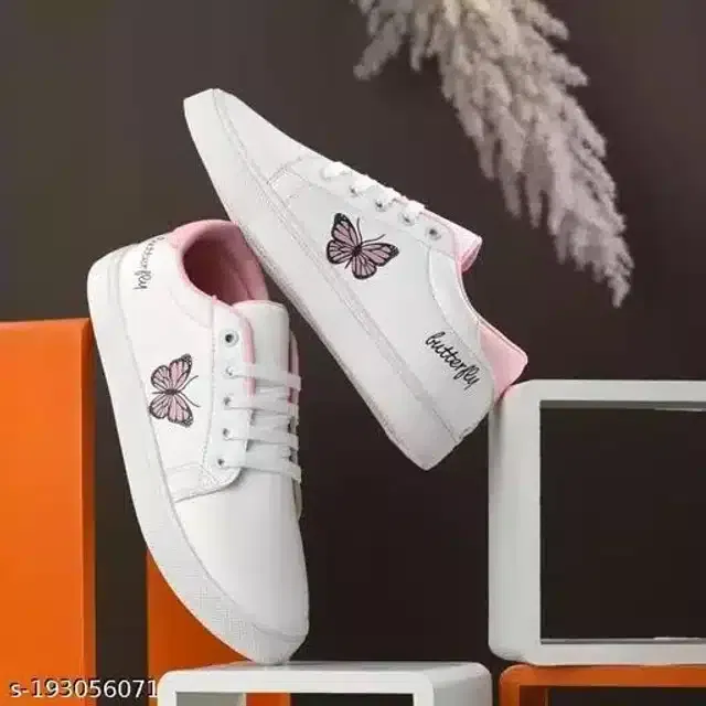 Casual Shoes for Women (White, 5)
