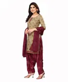 Crepe Unstitched Dress Material for Women 
