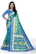Khadi Silk Printed Saree for Women 