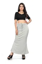Lycra Solid Saree Petticoat for Women 