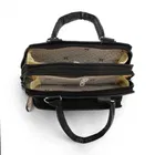 Rexine Solid Satchel Bag for Women